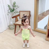 Baby Camisole Suit Thin Air-conditioned Pajamas For Boys And Girls