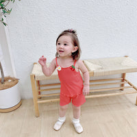 Baby Camisole Suit Thin Air-conditioned Pajamas For Boys And Girls