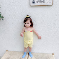 Baby Camisole Suit Thin Air-conditioned Pajamas For Boys And Girls