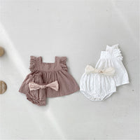 Infant Lace Suit Female Baby Cute Two-piece Suit