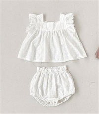 Infant Lace Suit Female Baby Cute Two-piece Suit