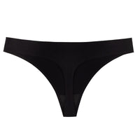 One Piece Non-marking Threaded Cotton Crotch Low-rise Thong