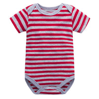 Newborn Short-sleeved Triangle Bag Fart Clothes Baby One-piece Romper