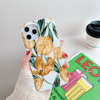 Compatible with Apple, Suitable For  12 Mobile Phone Shell Iphone11 Silicone  Foreign Trade Floral