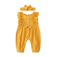 Multicolor Lace Sleeveless Romper