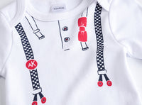 Baby Long-sleeved European And American Newborn Jumpsuit