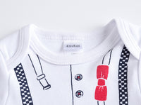 Baby Long-sleeved European And American Newborn Jumpsuit