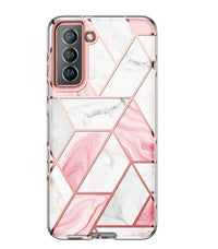 Foreign Trade Cross-border Applicable Electroplating Powder Marble Mobile Phone Case Galaxy Note10 Mobile Phone Case Tpupc Two-In-One