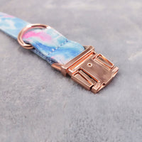 Pet Collar Amazon Hot Dog Collar Fashion Rose Gold Zinc Alloy Buckle Can Be Engraved Dog Collar
