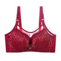 Large-size Double Breast Bra And Thin Mold Cup Gather Bra
