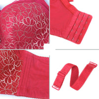 Large-size Double Breast Bra And Thin Mold Cup Gather Bra