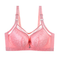 Large-size Double Breast Bra And Thin Mold Cup Gather Bra
