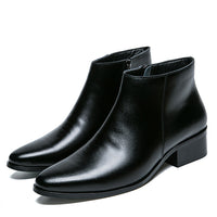 Men'S Pointed Toe Shoes British Style