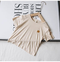 Baby Ice Silk T-Shirt For Boys And Girls Korean Style Tops