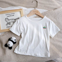 Baby Ice Silk T-Shirt For Boys And Girls Korean Style Tops