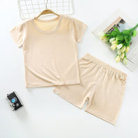 Children's Clothing Summer Modal Children's Short-sleeved Suit