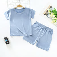 Children's Clothing Summer Modal Children's Short-sleeved Suit