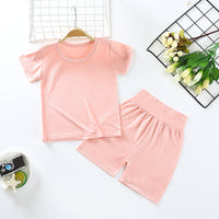 Children's Clothing Summer Modal Children's Short-sleeved Suit