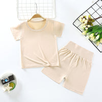 Children's Clothing Summer Modal Children's Short-sleeved Suit