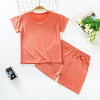 Children's Clothing Summer Modal Children's Short-sleeved Suit
