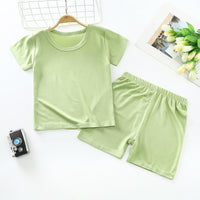 Children's Clothing Summer Modal Children's Short-sleeved Suit