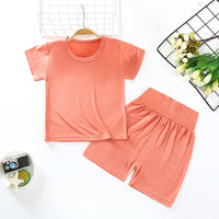 Children's Clothing Summer Modal Children's Short-sleeved Suit