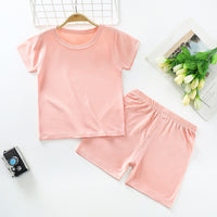 Children's Clothing Summer Modal Children's Short-sleeved Suit