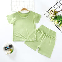 Children's Clothing Summer Modal Children's Short-sleeved Suit