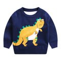 Dinosaur Cotton Double Layer Warm Sweater Base Coat