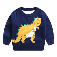 Dinosaur Cotton Double Layer Warm Sweater Base Coat