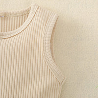 Short Sleeveless Cropped Romper