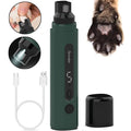 Dog Nail Grinder Electric Pet Nail Trimmers Rechargeable Cat Nail Grinders Super Quiet With 5-Speed Setting For Small Medium Large Dogs Cats Claw Care Pet Products