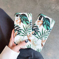 Leaf silicone phone case