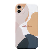 Contrasting soft silicone phone case