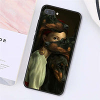 Retro oil painting virgin mobile phone case