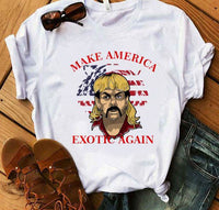 Tiger King printed T-shirt short sleeve