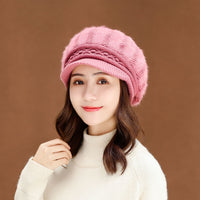 Rabbit wool knitted hat