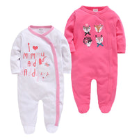 Q2-Piece Baby One-Piece Cotton Romper For Infants