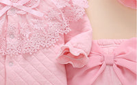 Baby Fall/Winter Girl's Split Three-piece Set Full Moon Toddler