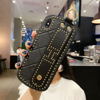 Compatible with Apple , Luxury leather phone case