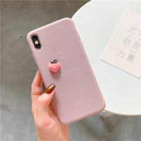 Compatible With Apple, 3D Fruit Funny Avocado Back Cover Case For