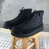 Autumn And Winter All-Match Boots Men's High-Top Thick-Soled British Style