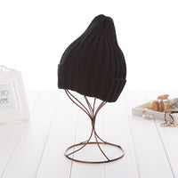 Lovers knitted hat candy color