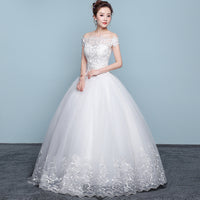 Qidi wedding dress shoulder wedding dress