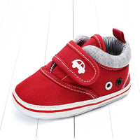Velcro solid color male baby non-slip shoes