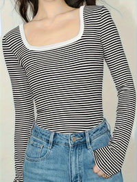 Womens Long-sleeve T-shirt Inner Base Layer Top