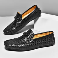 Slip-on Casual Leather Shoes Summer Plus Size