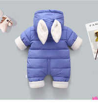Children's heavy down cotton suit one piece suit