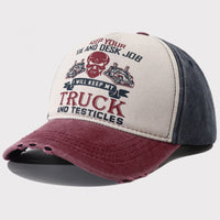 Peaked Hard Top Summer Letter Printing Stylish Baseball Cap