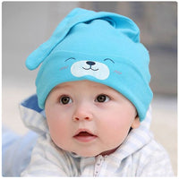 Baby Soft Cotton Sleep Cartoon Hat Pullover Cap